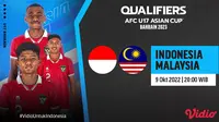 Satu Langkah Rebut Tiket Piala Asia U-17 2023, Yuk Tonton Live Streaming Timnas Indonesia Vs Malaysia 9 Oktober di Vidio