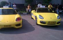 Didatangi Dishub, taksi Ferrari & Porsche ganti pelat