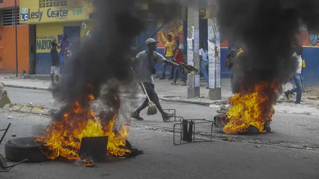 Protes Menuntut PM Haiti Ariel Henry Mundur