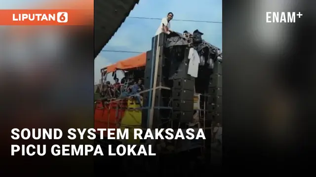 VIDEO: Edan! Parade Sound System di Jember Bikin Rumah Bergetar