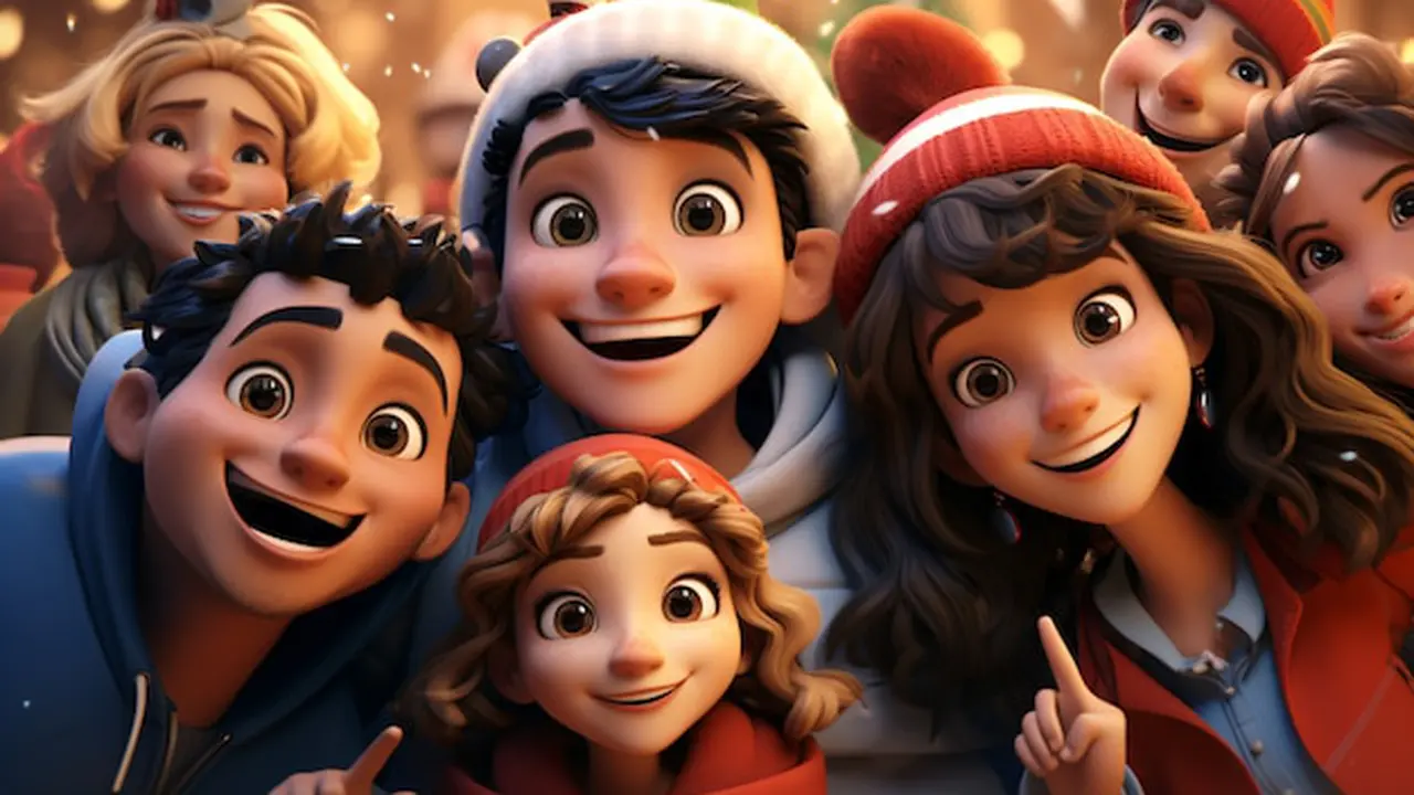 Ilustrasi merayakan Natal bersama-sama (Freepik)
