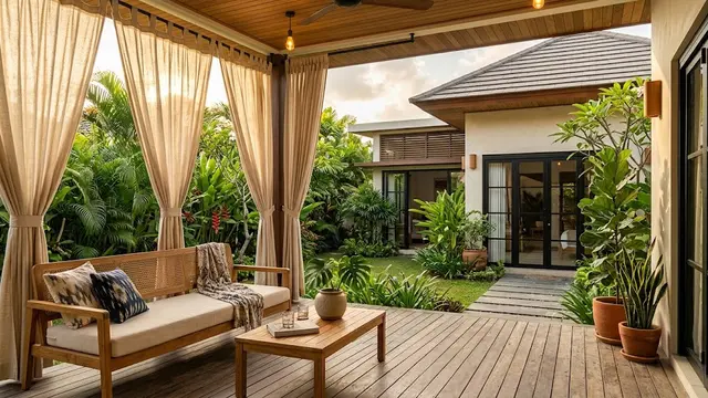 Tirai Kain Outdoor