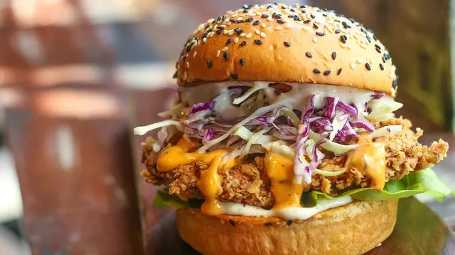 Ilustrasi Burger.
