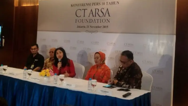 CT Arsa Foundation rayakan HUT 10 tahun (Foto: Deny Septian)