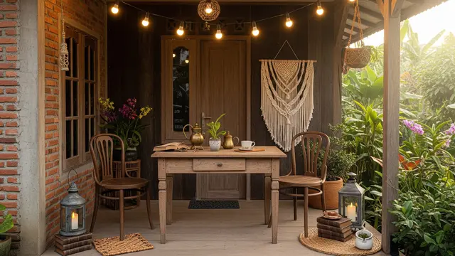 5 Ide Rumah Kecil di Kampung tapi Punya Sudut Ngopi Estetik ala Cafe, Instagramable