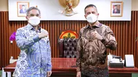 Wakil Gubernur Sumut, Musa Rajekshah, bersama Wakil Menteri Pertanian RI Harvick Hasnul Qolbi