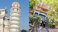 Lampaui Menara Pisa, Kemiringan Kuil Taihe Zhenxing di Taiwan Ini Bikin Takjub (Sumber: Wikimedia Commons, Oddity Central)