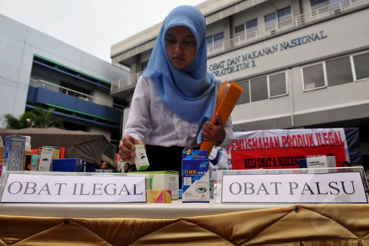 BPOM Musnahkan Obat Palsu dan Ilegal Senilai 7 Miliar