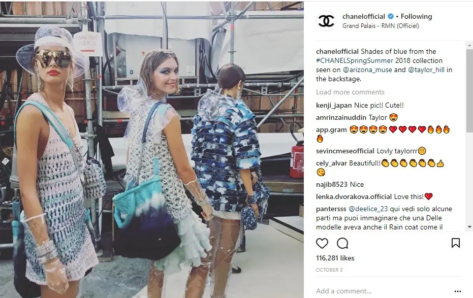 Ruffle akan kembali menjadi tren yang digandrungi di tahun 2018 mendatang. Ingin tahu padu padan serunya? Simak inpirasinya berikut ini. (Foto: Instagram/ @ChanelOfficial)