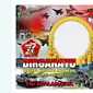 Twibbon HUT ke-77 TNI yang bisa dibuat hari ini, Rabu (5/10/2022) untuk semarakkan peringatan HUT ke-77 TNI. (www.twibbonize.com)