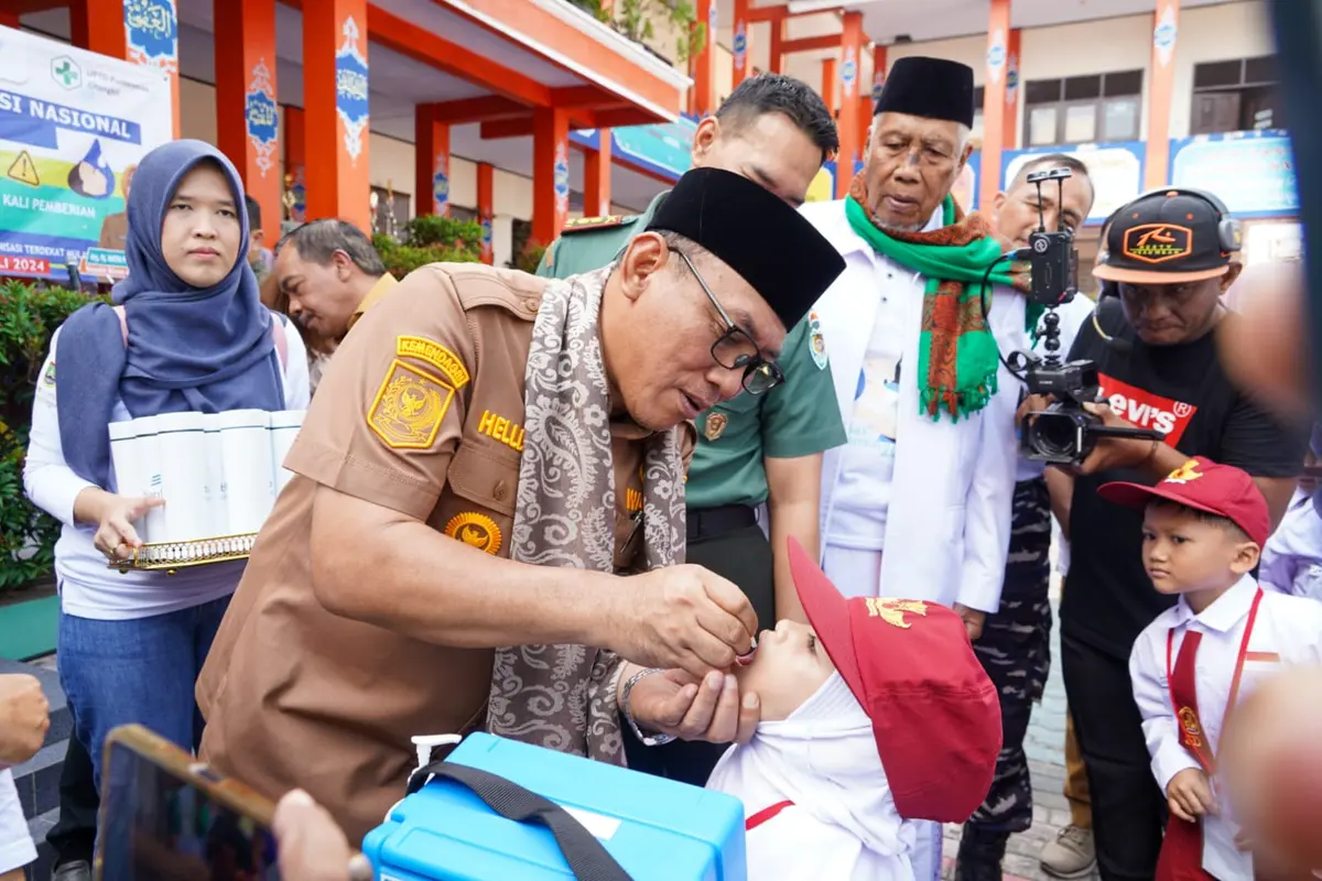 Peringati Hari Anak Nasional 2024, Wali Kota Helldy Targetkan 100 Persen Anak Usia 0-7 Tahun di Cilegon Terima Imunisasi Polio