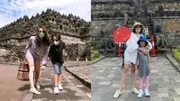 Potret Beda Gaya 6 Penyanyi Cewek Liburan di Candi Borobudur, Tampak Kece (IG/bclsinclair/ayutingting92)