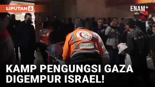 VIDEO: Innalillahi, Serangan Israel di Kamp Pengungsi Gaza Tewaskan 70 Orang