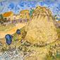 Potret lukisan Vincent Van Gogh ‘Meules de blé’ yang akan dilelang di situs lelang Christie. (dok.christies.com)