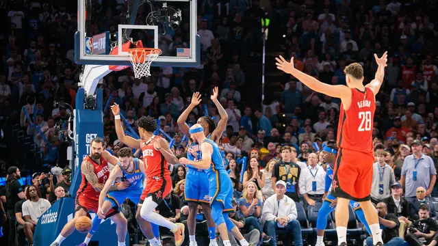 Duel seru Thunder vs Rockets di laga pembuka NBA 2025/2026