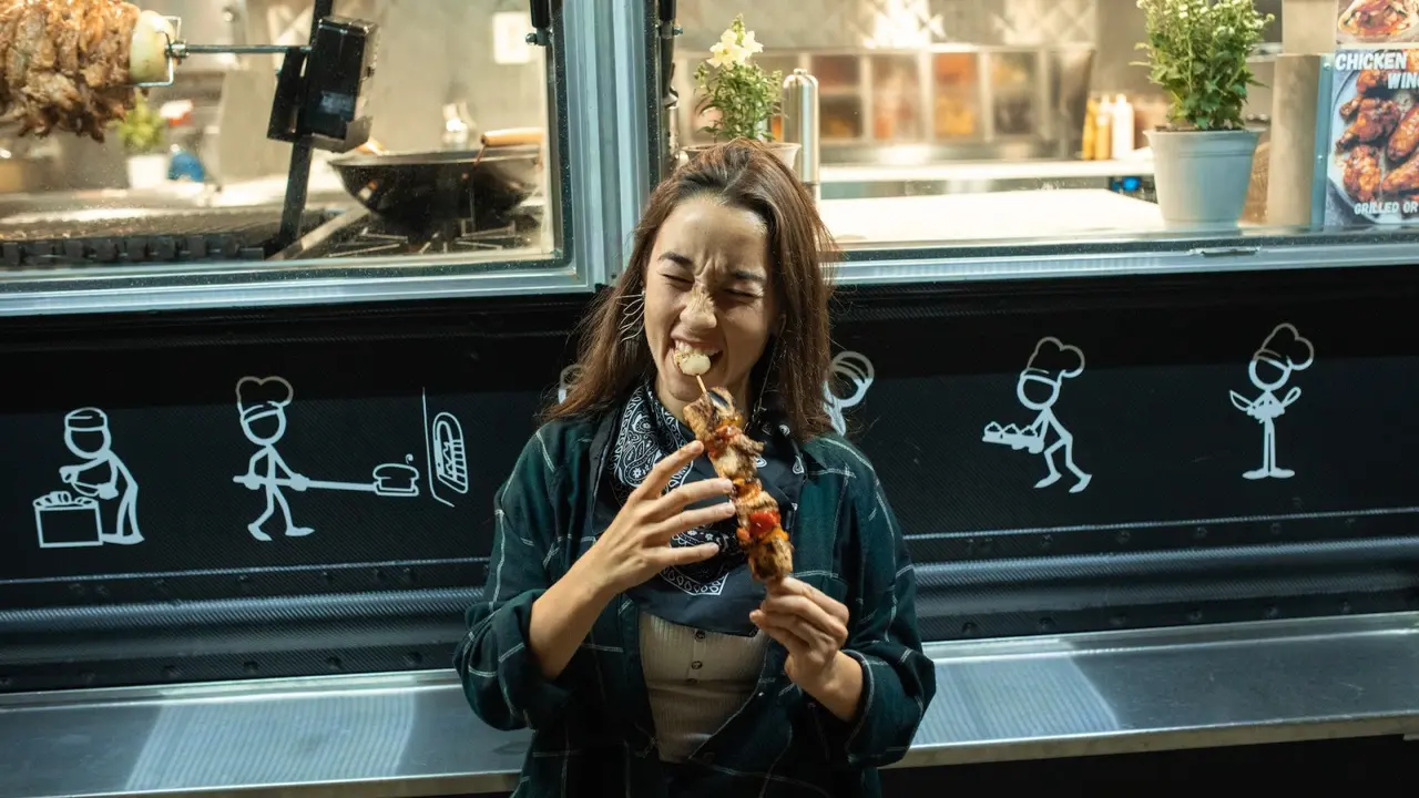 Ilustrasi wisata kuliner, jajanan