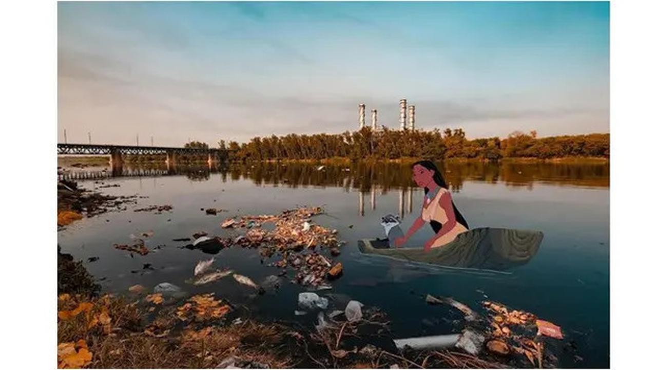 6 Potret Karakter Disney Jika Masuk ke Dunia Nyata Penuh Polusi, Bakal Ikut Pusing
