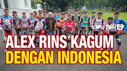 VIDEO: Parade MotoGP di Jakarta, Alex Rins: Brutal!