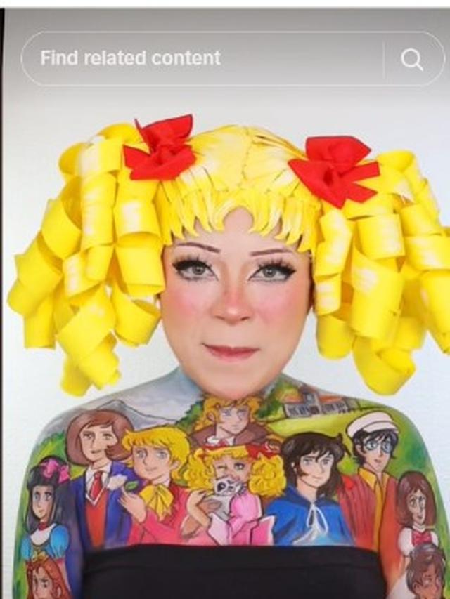 Jadikan Badan Sebagai Kanvas, Hasil Lukis Wanita Ini Bikin Warganet Terpukau