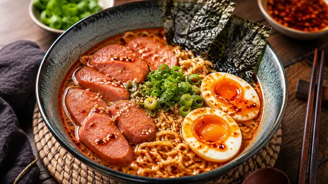 Resep Mie Ramen Sosis Pedas