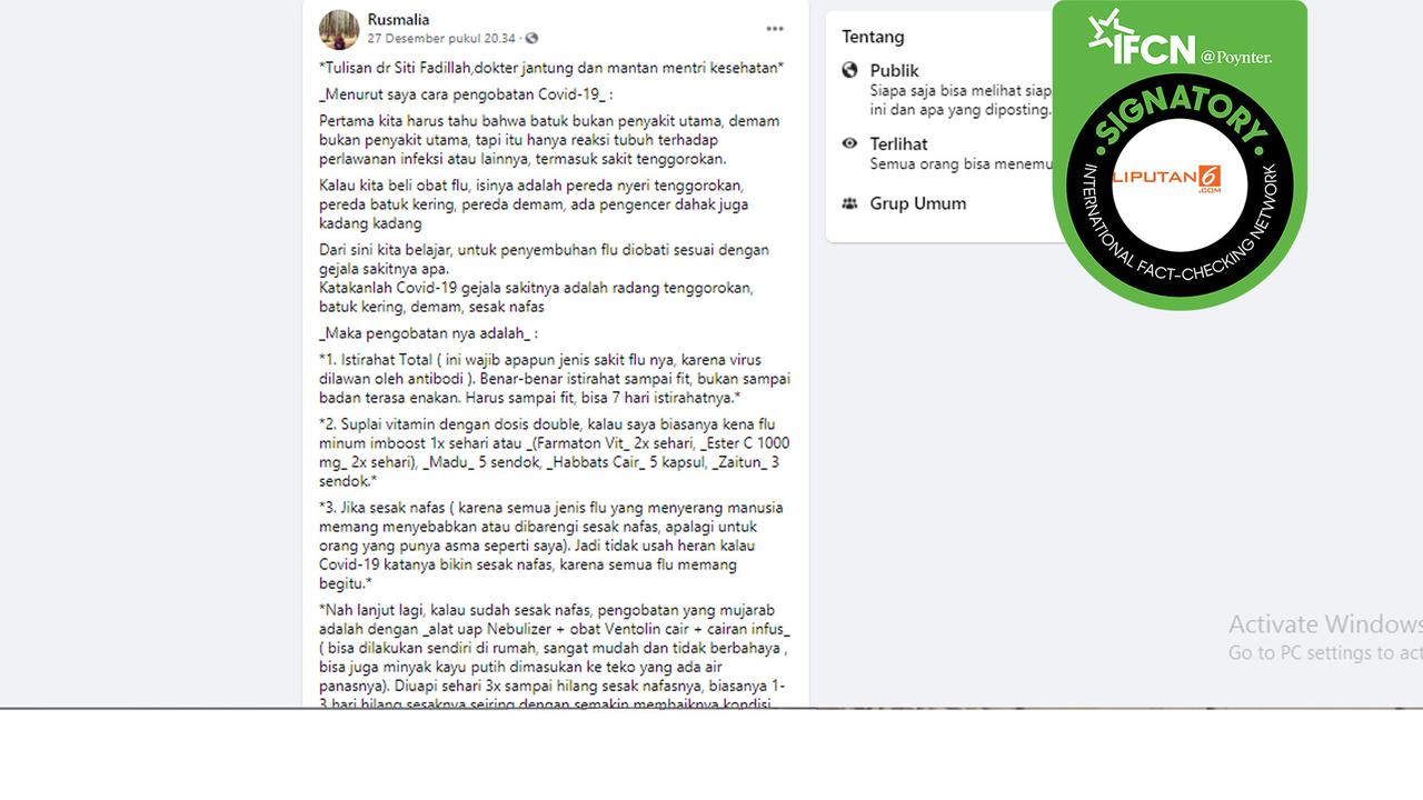 Bukan tulisan dr Siti Fadillah