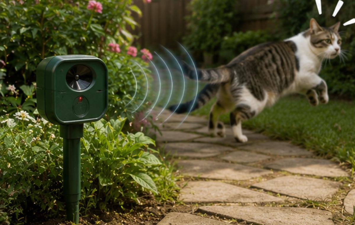 Perangkat Ultrasonik untuk Mengusir Kucing