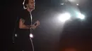 Louis Tomlinson tidak khawatir mengenai keuangan untuk merawat calon bayinya meski One Direction akan vakum beberapa waktu ke depan. (Bintang/EPA)