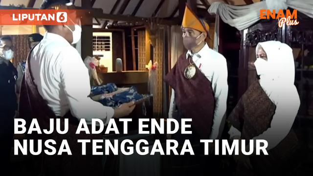 Jokowi pakai baju Adan Ende NTT
