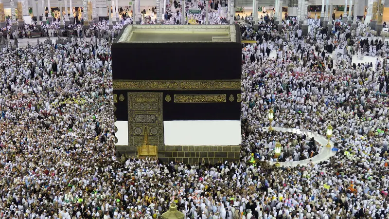 20160904-Masjidil Haram Penuh Sesak oleh Jemaah Haji-Mekkah