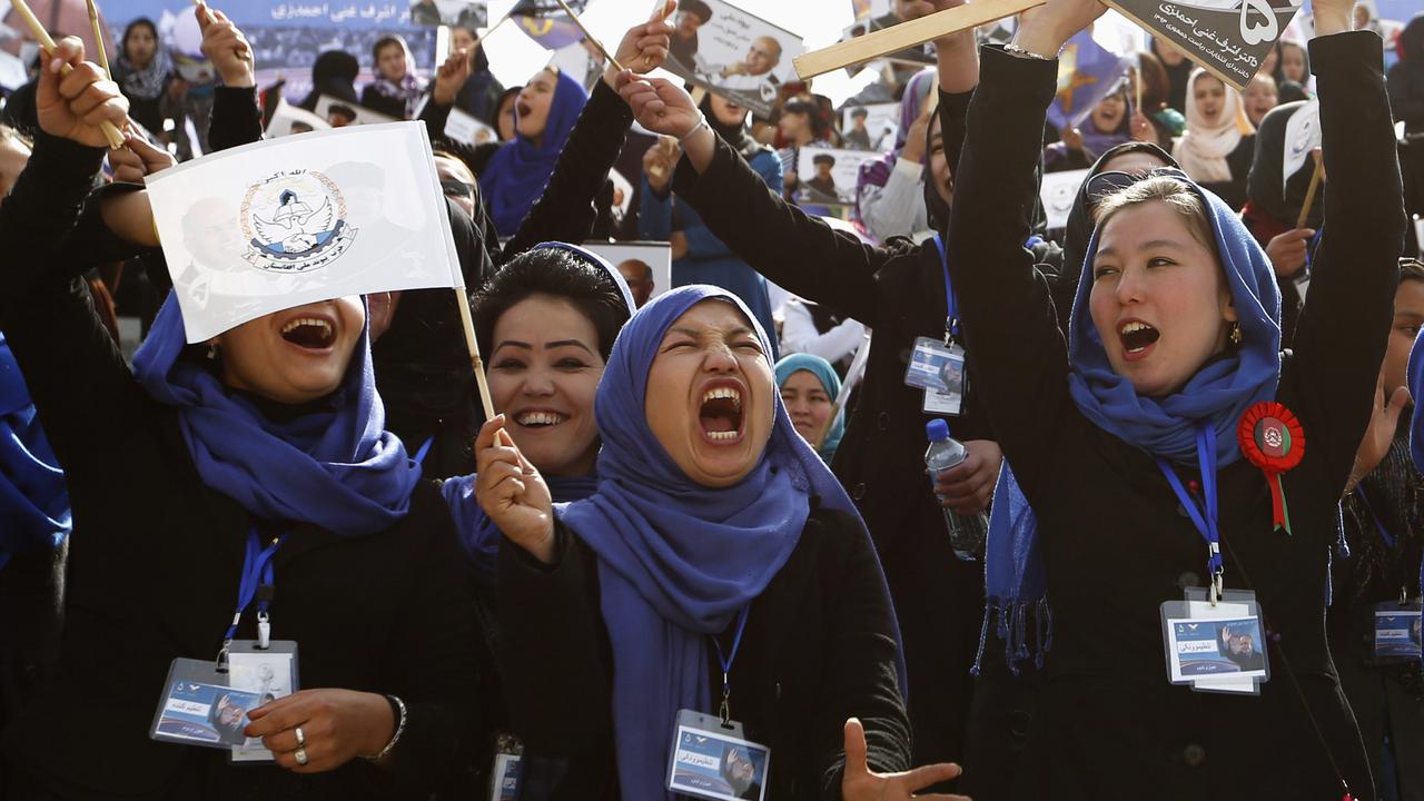 [FOTO] Begini Suasana Kampanye di Afghanistan