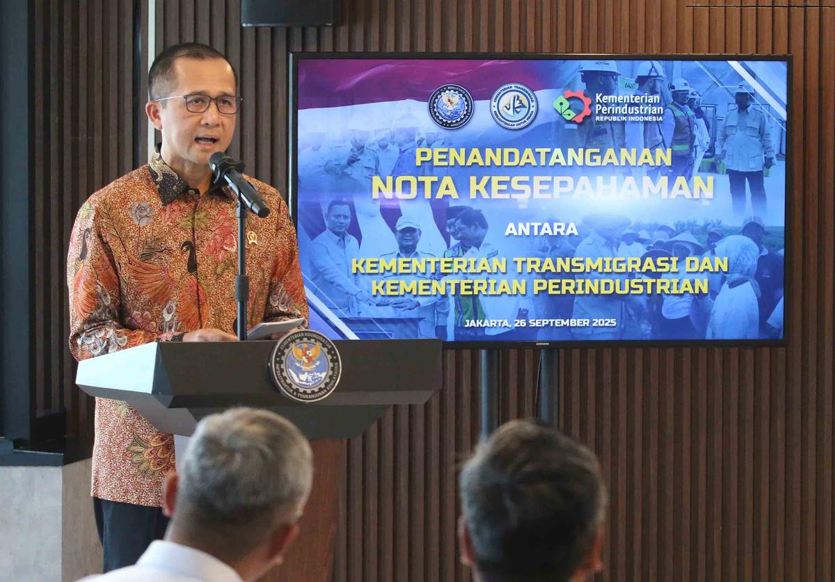 FOTO: MoU Kementrian Transmigrasi–Kementrian Perindustri, Dorong Pusat Pertumbuhan Ekonomi Baru di Daerah