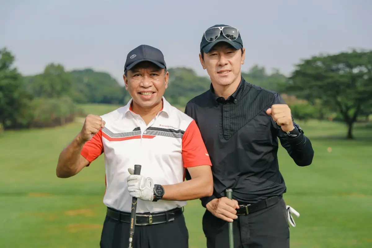 Shin Tae-yong Main Golf Bareng Menpora