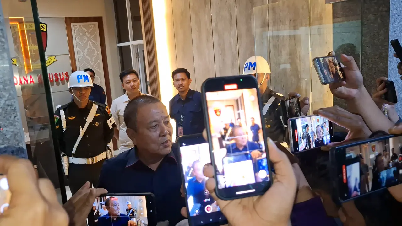 Arinal Djunaidi setelah menjalani pemeriksaan di Kejati Lampung