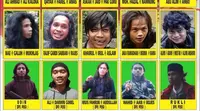Daftar Pencarian Orang (DPO) terkait Terorisme Poso yang dikeluarkan Polda Sulteng. (Foto: Polda Sulteng).