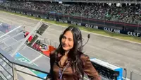 Pesona Quiet Luxury Pevita Pearce Nonton Bahrain Grand Prix, Padukan Setelan Satin dan Tas Fendi Rp109jutaan