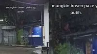 Viral Penampakan Diduga Kuntilanak Merah di Atas Pohon, Bikin Bulu Kuduk Berdiri (sumber: TikTok/adhysaputra0210)