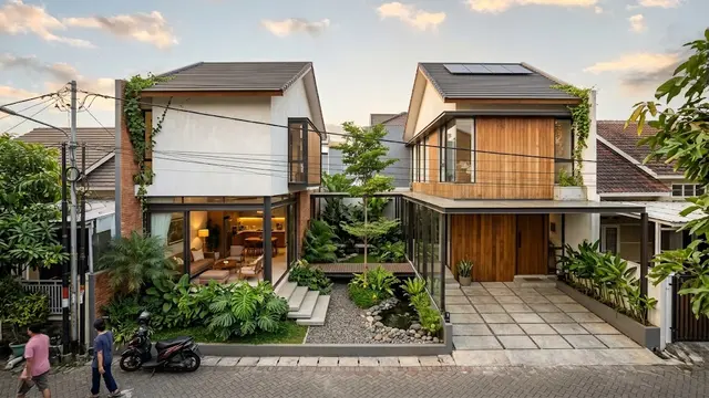 Desain Rumah Inovatif untuk Kavling Kecil dan Memanjang/AI Generated