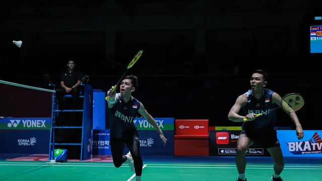 Fajar Alfian/Muhammad Rian Ardianto - Korea Open 2023 - Bulu Tangkis