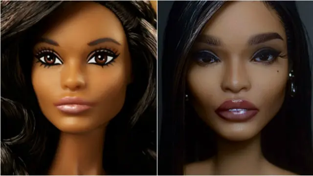 Setelah modifikasi, boneka-boneka Barbie ini berubah menjadi lebih cantik dan terlihat jauh berbeda dari bentuk aslinya.