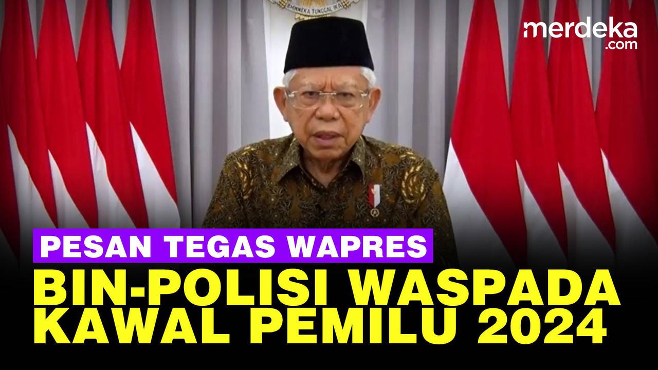VIDEO: Wapres "Perang Politik di Medsos Pasti Terjadi Selama Pemilu 2024"