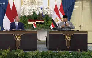 Prabowo ke Presiden Mesir: Anggaplah Indonesia Adalah Rumah Kedua