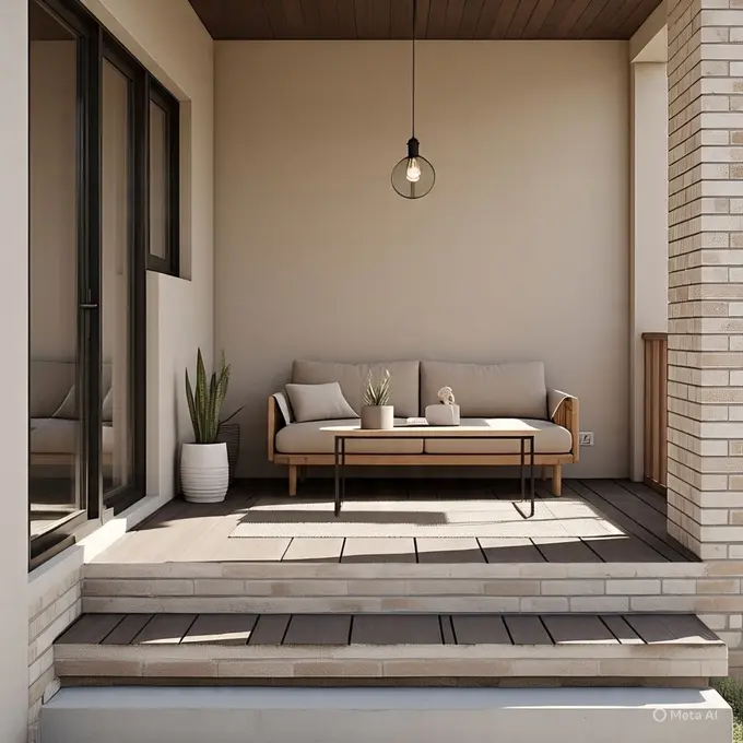 Model Teras Depan Rumah Subsidi Type 36/60 yang Sederhana