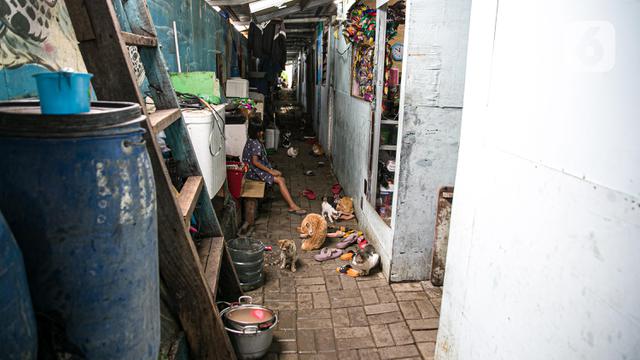 Kondisi Penduduk Miskin di Salah Satu Sudut Ibu Kota