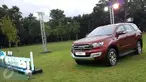 Ford membangun SUV tujuh penumpang ini dengan konstruksi body-on-frame, four-wheel drive dan terrain management system. (Foto: Septian Pamungkas/Liputan6.com) 