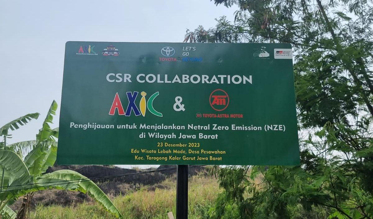 Ini kontribusi nyata AXIC untuk mencegah pemanasan global (global warming) dan perubahan iklim (climate change).