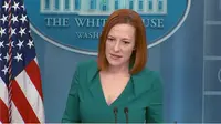 Jubir Gedung Putih, Jen Psaki, tolak wacana pembunuhan Presiden Rusia Vladimir Putin. Dok: YouTube The White House