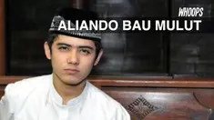 Walaupun bau mulut orang berpuasa diibaratkan sebagai bau surga. Namun, Aliando tetap tak percaya diri dan membatasi perkataannya.