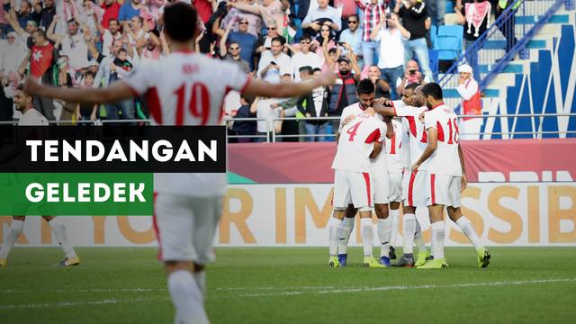 Berita video tendangan geledek yang diciptakan gelandang Yordania saat menghadapi Vietnam di babak 16 besar Piala Asia 2019.