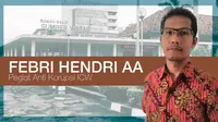 Febri Hendri AA, pegiat anti korupsi ICW (Liputan6.com)
