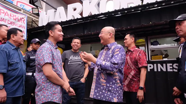 Gibran di Medan buka Markobar